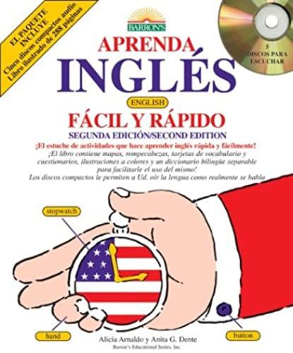 Aprenda Ingles Facil Y Rapido With Audio Cds: English For Spanish Speakers The Fast And Fun Way [With Cd (Audio)]