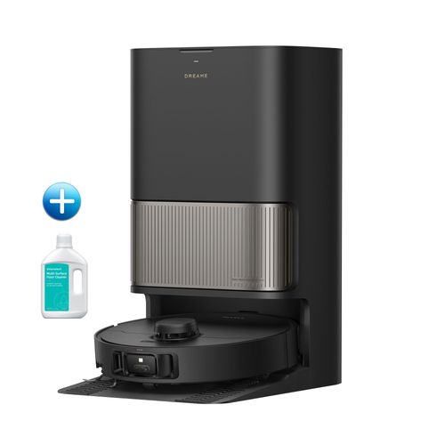 Robot Aspirateur Laveur DREAME L40s Pro Ultra Combo Avec Solution nettoyante, 19KPa, Franchit 4 cm, Brosse latérale extensible et relevable, Nettoyage à la serpillière à l'eau chaude à 75°C