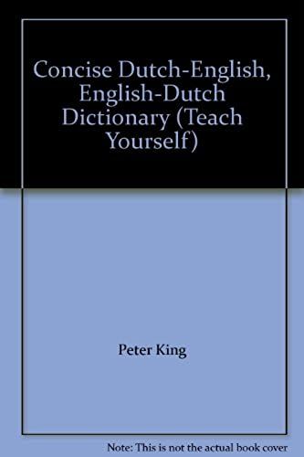 Concise Dutch-English, English-Dutch Dictionary