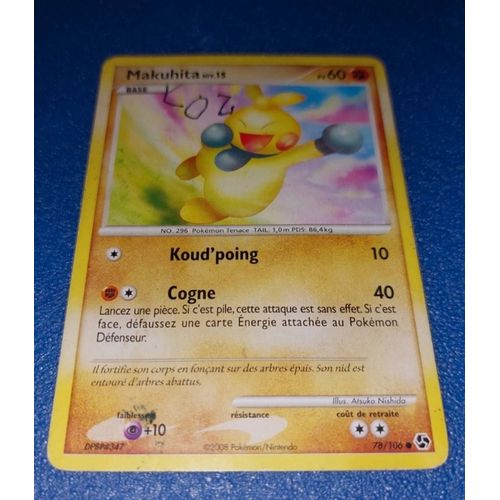 Carte Card Pokémon Makuhita 78 106