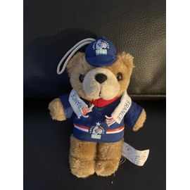 Peluche Ours Bleu Equipe De France F.F.F2002 Fédération Française De Football 19 Cm