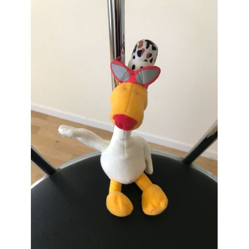Doudou Peluche Canard Lunettes Mc Donalds 21 Cm