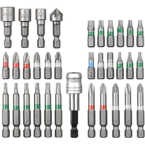 Coffret 34 embouts de vissage pour Perceuse Visseuse sans fil