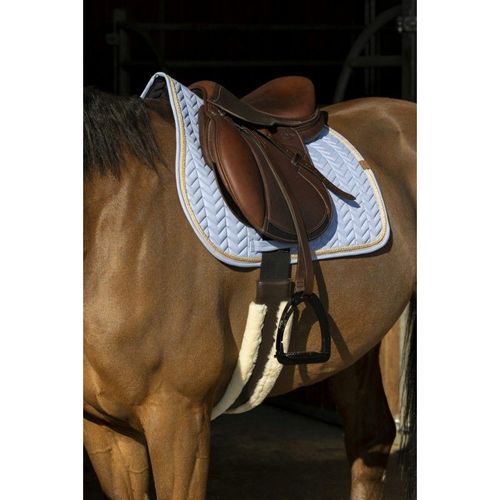 Tapis De Selle Equithème "Softy" - Couleur : Bleu Ciel, Taille : Poney