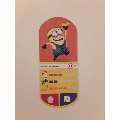 Carte Auchan Moi Moche Et Méchant 3 - N°54 - Dave Et Sa Banane