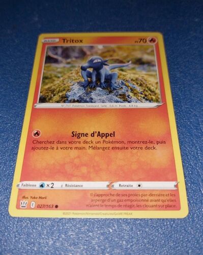 Carte Card Pokémon Tritox 027 163