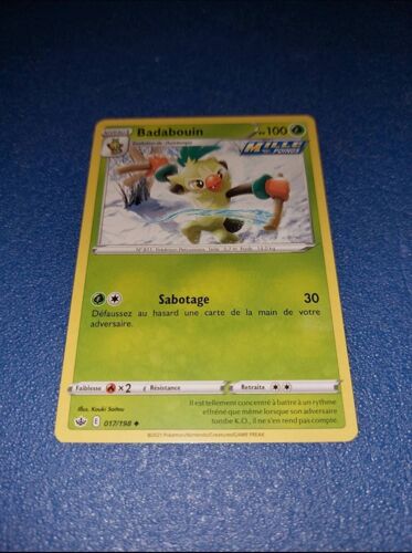 Carte Card Pokémon Badabouin 017 198