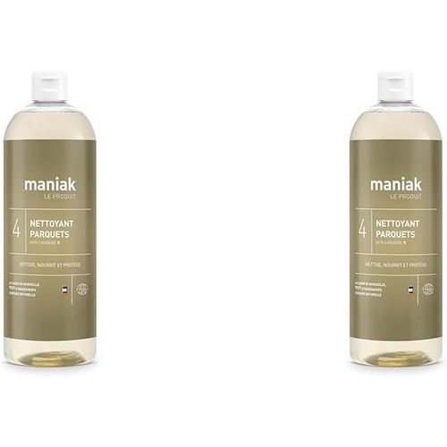 KAL-Nettoyant Tout Parquet : Stratifié, Cirés 1L \U2013 Produit Ecologique & Efficace À La Propolis D`Abeille \U2013 Nourrit & Protège (Lot De 2)