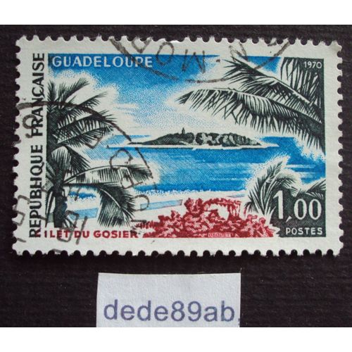 France..  1.00f Guadeloupe - Ilet Du Gosier . Oblitéré Used Stamp.