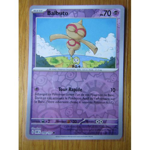 Balbuto - Reverse - 094/197 - Flammes Obsidiennes