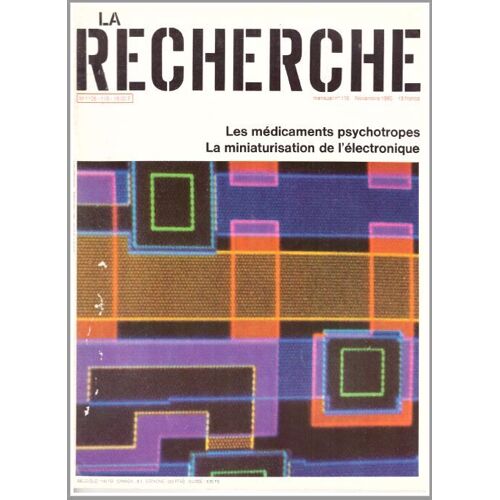 La Recherche 116 Les Médicaments Psychotropes