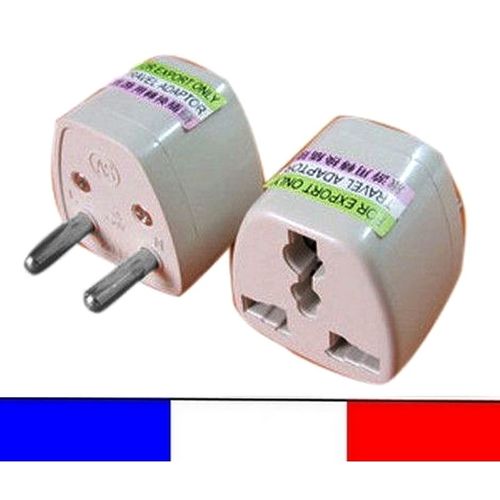 Adaptateur secteur de Prise mural PLUG USA US AUSTRALIE UK ANGLAIS vers FR France EU BL