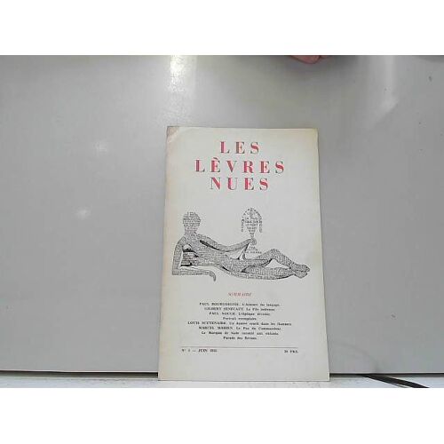 Les Lèvres Nues N°5 Juin 1955