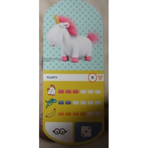 Carte Auchan - Moi Moche Et Méchant 3 - N°9 Fluffy