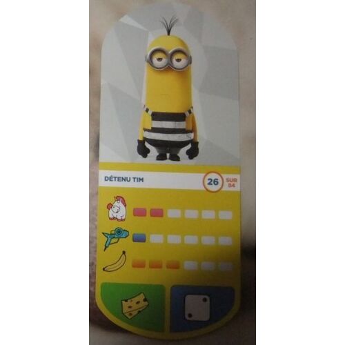 Carte Auchan - Moi Moche Et Méchant 3 - N°26 Détenu Tim