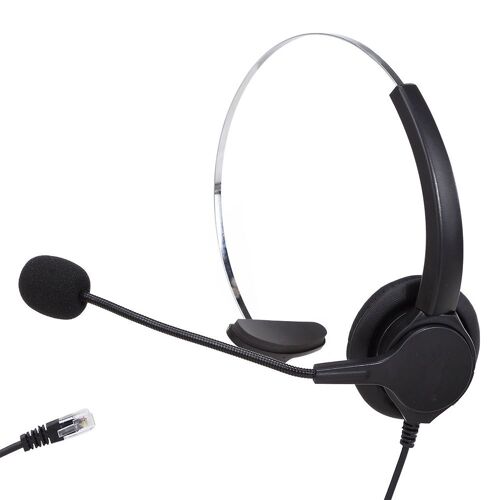 original VINSOO Casque d'écoute mains libres sans fil Casque audible monaural avec cordon d'alarme p