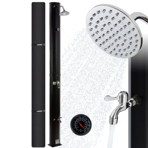 AREBOS 35 L Douche Solaire de Jardin 216 cm Camping Piscine Douche Exterieur