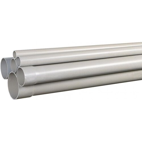 Tube PVC d'évacuation bouts lisses Wavin - Longueur 4 m - Diamètre intérieur 34 mm - Extérieur 40 mm