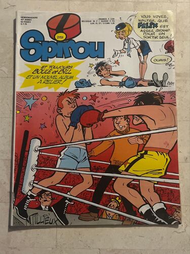 Spirou Magazine N°2151 - Félix | Les Casseurs De Bois | Les Galaxiens | Boule & Bill | Ect 