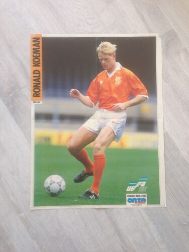 Poster Ronald Koeman - Onze Mondial - Uefa 92