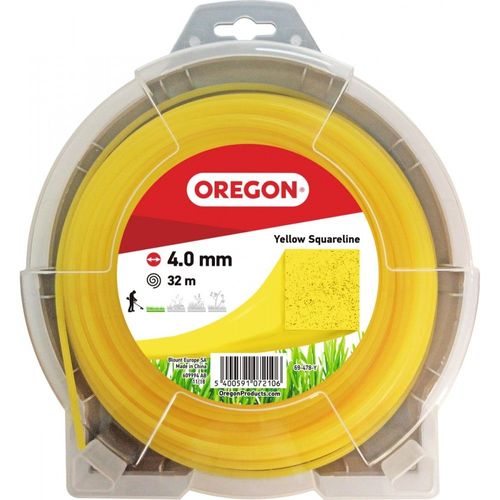 Fil carré pour débroussaillage nylon Oregon - Longueur 32 m - Diamètre 4 mm