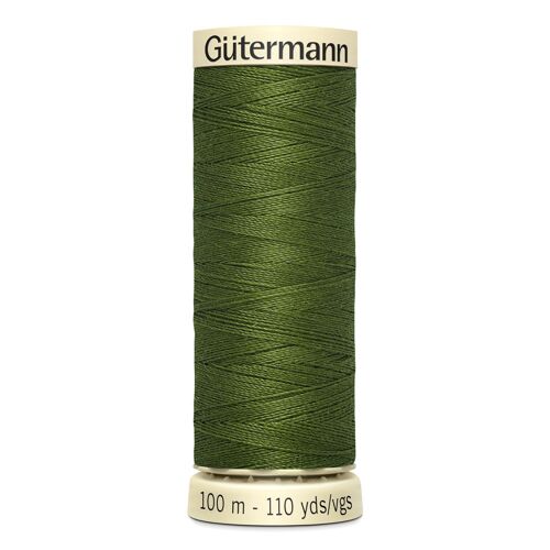 Fil À Coudre 100% Polyester Gutermann 1 Bobine Ref 701939 Et 788988 - Att 585 - Vert Pin