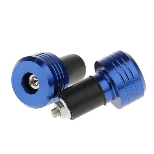 Poignées En Aluminium Pour Guidon De Moto, 2 Pièces, 22mm, Bouchon D'extrémité De La Barre, Coulissant Bleu, Pour Motocyclette, Atv, Dirt Bike