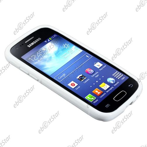 Ebeststar ® Etui Housse Coque S-Line Silicone Protection En Gel Pour Samsung Galaxy Ace 3 Gt-S7270, S7272, S7275, Couleur Blanc [Dimensions Precises De Votre Appareil : 121.2 X 62.7 X 9.8 Mm, Écran 4'']