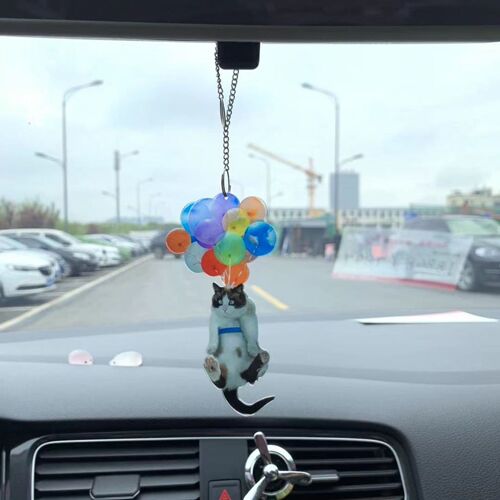 Pendentif De Rétroviseur De Voiture, Breloques Suspendues De Voiture, Ornement Suspendu En Acrylique Pour Décoration Intérieure De Voiture Et Porte-Clés