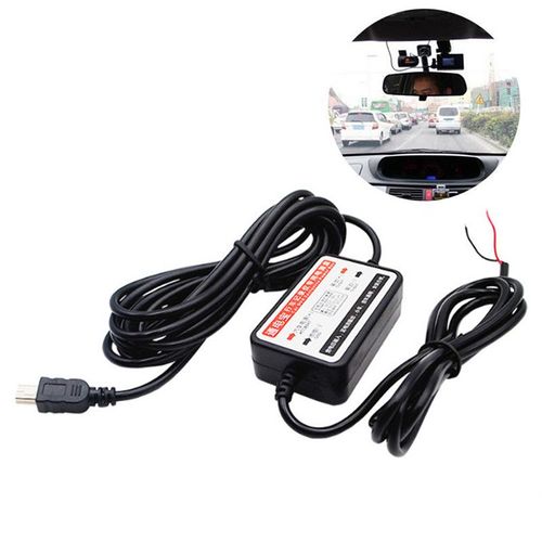 Mini Chargeur Usb Pour Voiture 12v-24v À 5v Dc, Kit De Fils Durs Pour Tableau De Bord, Caméra, Caméscope Dvr