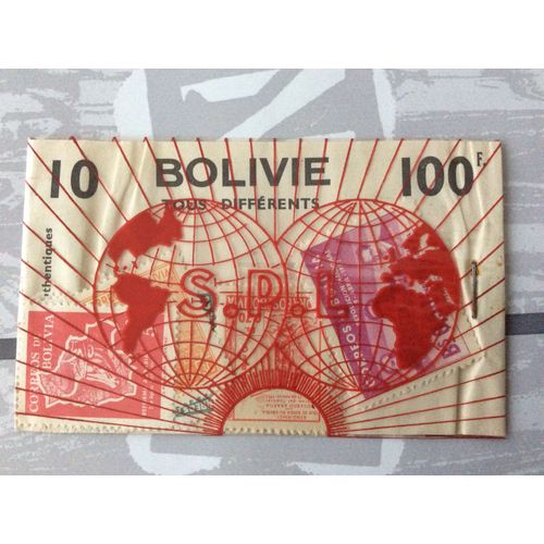 Lot De 10 Timbres De Bolivie 