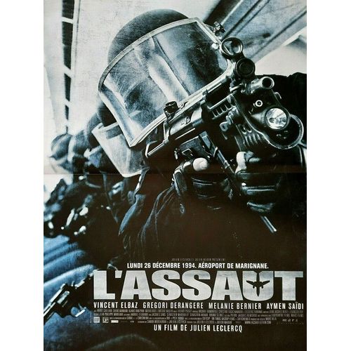 L'assaut - Véritable Affiche De Cinéma Pliée - Format 40x60 Cm - De Julien Leclercq Avec Vincent Elbaz, Gregori Derangère, Mélanie Bernier - 2011