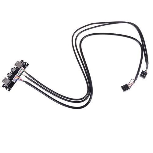Câble De Connexion, Boîtier Pour Ordinateur Pc, Pcb, Panneau Avant, Port Usb 2.0, Câble Audio, Micro, Carte Mère