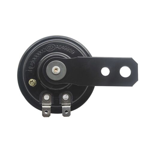 Klaxon Électrique Rond Et Puissant, 1x Universel, 12v/48v, 1,5 A, 105db, Étanche, Pour Scooter, Mobylette, Dirt Bike