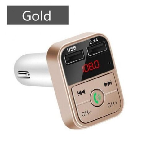 Transmetteur Fm Sans Fil Pour Voiture, Kit De Voiture, Lecteur Mp3 Bluetooth-5.0, Double Usb, Chargeur De Téléphone, Support Disque Tf/U, Accessoires Auto