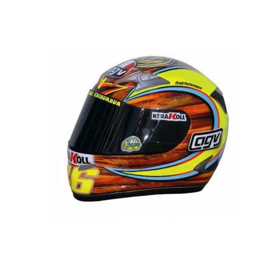 Valentino Rossi Mini Casque Réplique 1:5 – Vr46 Motogp_Gp Mugello 2004