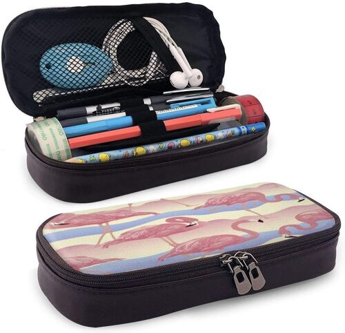Nouveau Style Studio Ghibli Multifonction Toile Étui À Crayons En Cuir Stylo Sac Pochette De Maquillage, Noir, Onesize