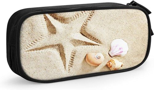 Trousse À Crayons Beige Plage Sable, Grande Capacité, Grande Pochette, Porte-Stylo, Fournitures Scolaires, Papeterie, Organisateur De Rangement, Cadeau Pour Collège, Lycée, Bureau, Étudiant, Fille, Garçon