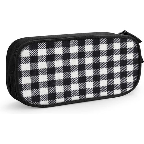 Adorable Trousse À Crayons En Cuir Imprimé Panda Rouge ? Trousse Multifonction Pour Crayons Et Stylos