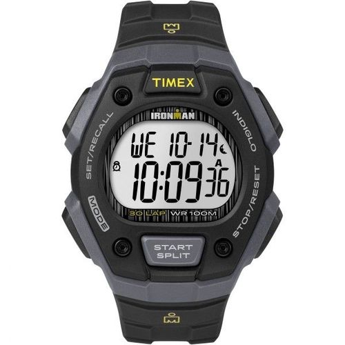 Montre Timex Homme Ironman Classic 30 Résine Noir Tw5m09500su - 100 Mètres