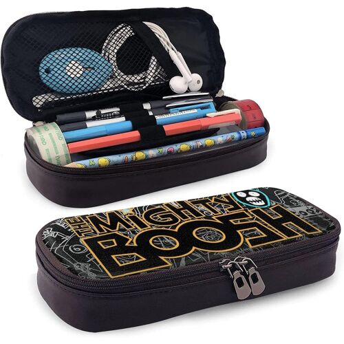 Hirola Trousse The Mighty Boosh Band Pochette À Crayons Haute Capacité Organiseur De Papeterie Trousse De Maquillage Cosmétique Multifonction Noir Taille Unique