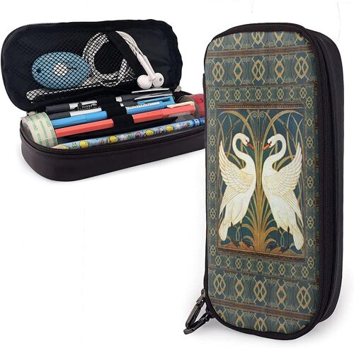 Grande Trousse À Crayons Rush Und Iris Jugendstil Pochette De Grande Capacité Porte-Stylo Fournitures Scolaires Pour Collège, Lycée, Bureau, Étudiants, Fille, Garçon, Adulte, Adolescent