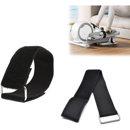 Asfasfq-2 Pcs Sangles Pour Pédales D'appareil Elliptique,Pédales De Vélo Avec Courroies,Bandes D'entraînement Pour Les Jambes,Sangle Velo Pour Le Fitness,L'exercice À Domicile,Les Accessoires D'équip