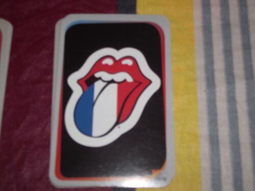 Carte Rolling Stones  - 40 /46 - Langue Francaise - Auto Collante 