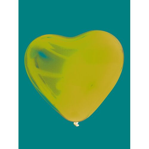 Ballons de baudruche gonflables Rouge Coeur (x10)