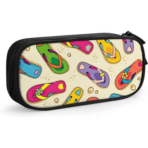 Trousse De Papeterie Durable Pliable Pour L'école Ou Le Bureau - Grande Capacité - 10 Couleurs - Taille Unique