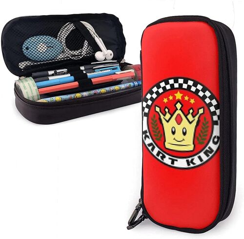 Trousse En Cuir Avec Motif Flamant Rose - Grande Capacité - Organiseur De Bureau Avec Fermeture Éclair - Pour L'école Et Le Bureau - Style 3