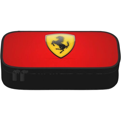 Trousse Ferrari Pour Garçons, Enfants, Papeterie Scolaire, Designs Ovales, Cadeaux Pour Joueurs, Garçons Et Filles, Adolescents, Accessoires Scolaires