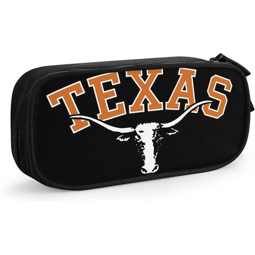 Trousse À Crayons Texas At Austin Longhorns - Grande Capacité - Trousse De Rangement Pour Fournitures D'étudiants - Convient Pour Garçons Et Filles - Pour L'école Et Le Bureau