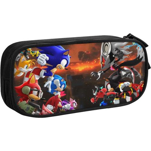 Trousse À Crayons Sonic Le Hérisson - Grande Capacité - Pour Garçons Et Filles